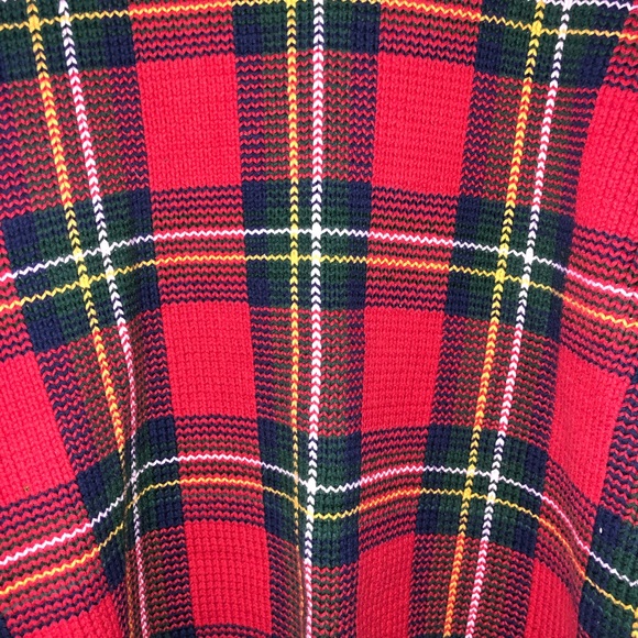 John Ashford Plaid Crewneck Sweater (Vintage) - Picture 3 of 9